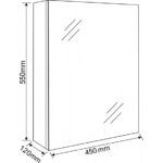Горен огледален шкаф ICMC 4512-55 - Image 4