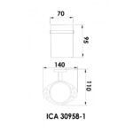 Поставка за четки за зъби АРИЕЛ ICA 30958-1 - Image 3