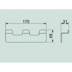 Закачалка за баня ЕЛИНОР ICA 5553-3 - Image 4