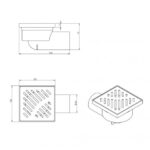 Подов Сифон ICD 6414B черен - Image 4
