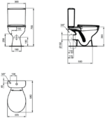 Ulysse S WC + биде, комплект W835301 - Image 3