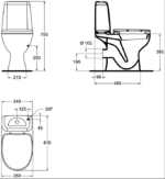 WC комплект Elegance W908001 , седалка с плавно спускане - Image 3