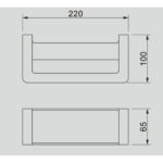 Поставка за хавлии ЕЛИНОР BLACK ICA 5560B - Image 3