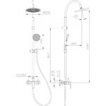 Тръбно окачване ALISADO GRAY 6544GRAY - Image 3